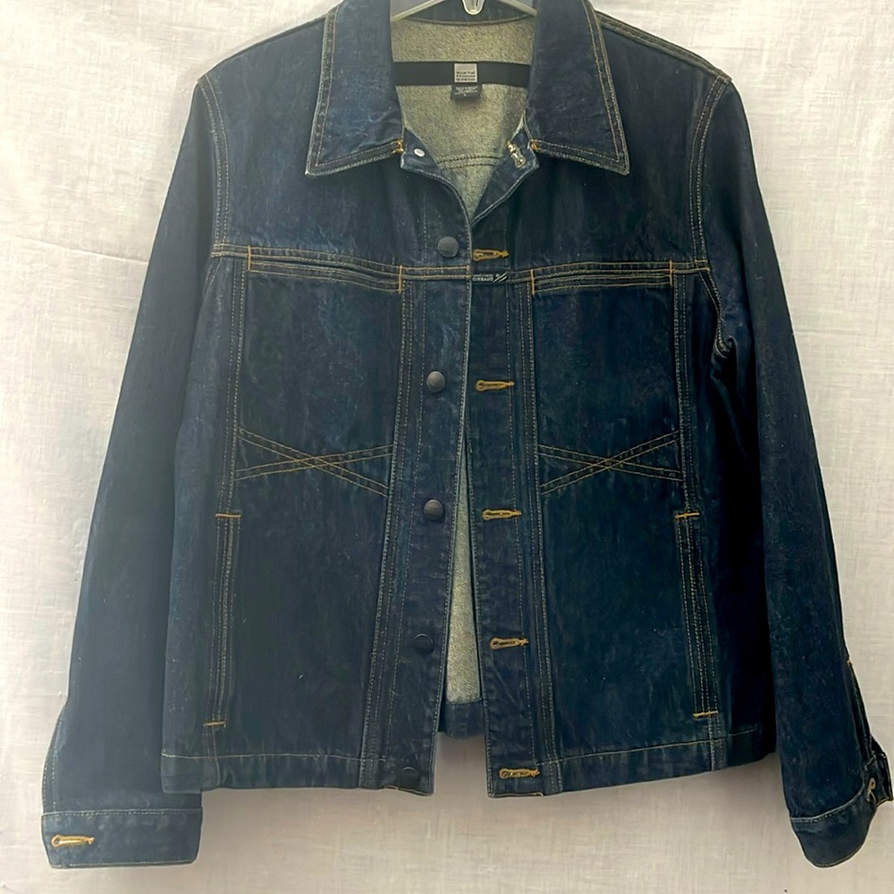 Marithé Fràncois Girbaud, Women's L,  4 pocket denim jacket